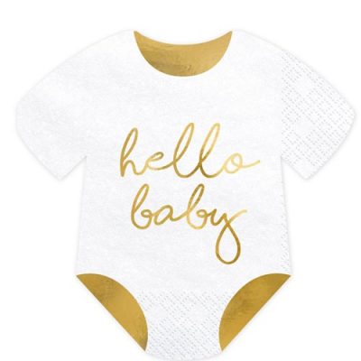 Baby Strampler Servietten Babyparty