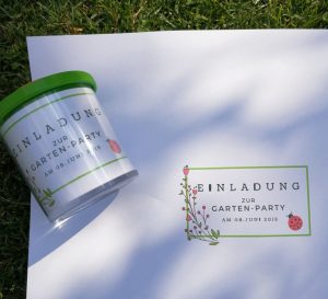 Einladung Gartenparty