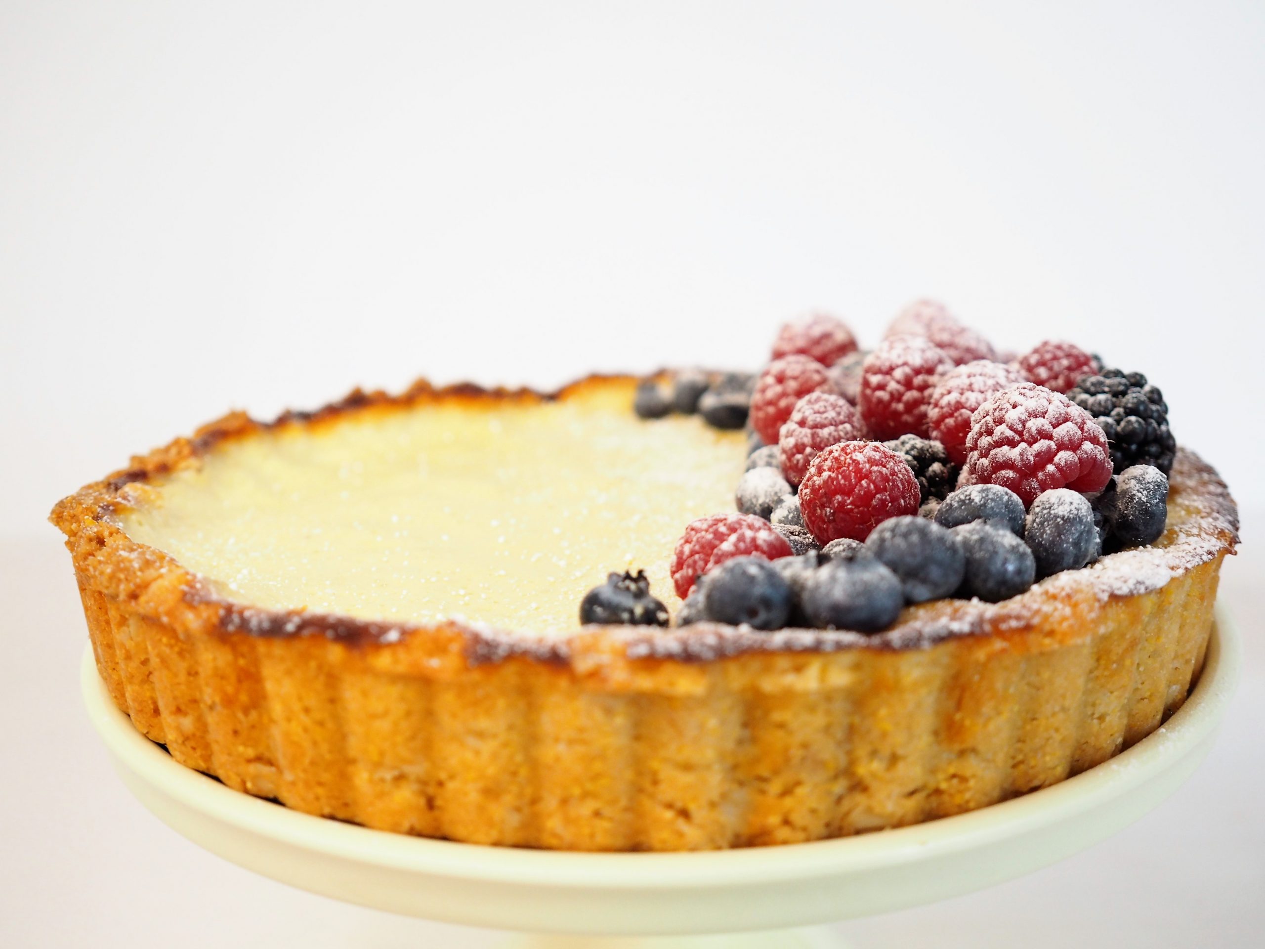 MANDEL-TARTE MIT GRIECHISCHEM JOGHURT - Ideenparty